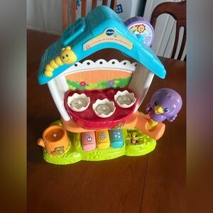 VTech Musical Nesting Bird Toy - Teal, Purple & Green